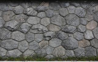 photo texture of wall stones mixed size